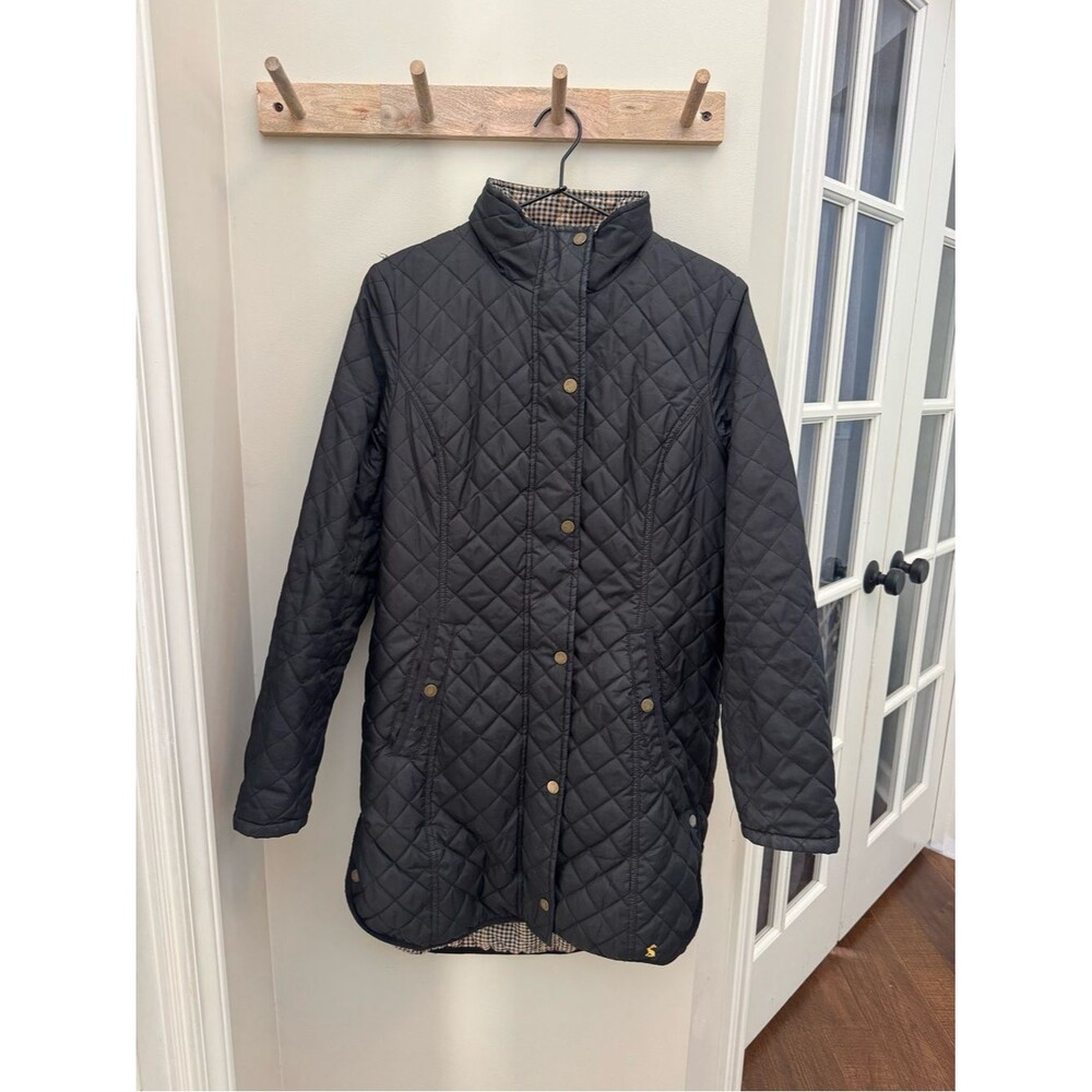 Joules Harthfield Reversible Long Jacket Women's 4 Small - Picture 9 of 11